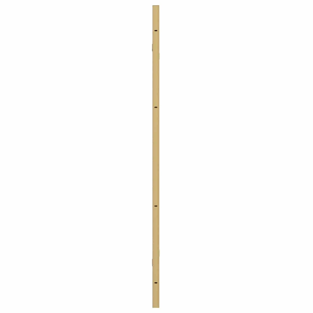 Douche Omhulsel Goud 130 x 138 cm ESG-glas en aluminium