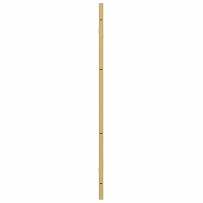 Douche Omhulsel Goud 130 x 138 cm ESG-glas en aluminium