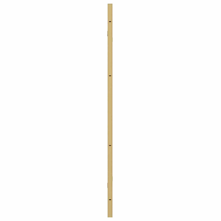 Douche Omhulsel Goud 130 x 138 cm ESG-glas en aluminium