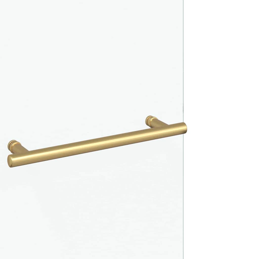 Douche Omhulsel Goud 95 x 140 cm ESG-glas en aluminium