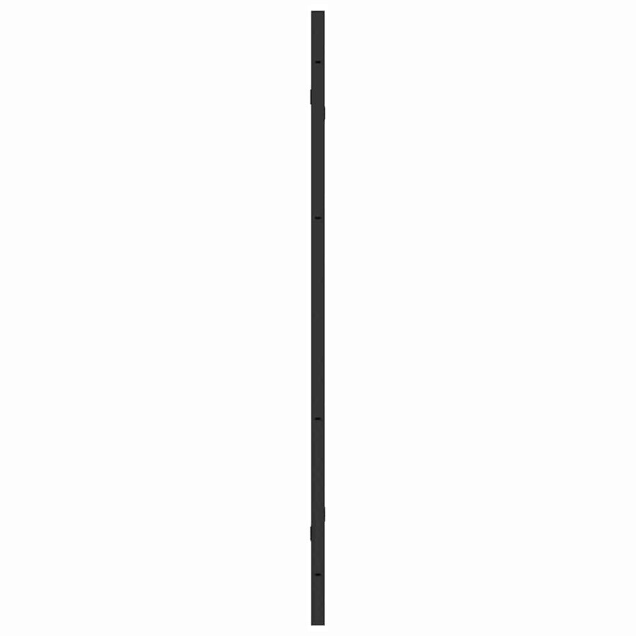 Douche Omhulsel Zwart 130 x 138 cm ESG-glas en aluminium