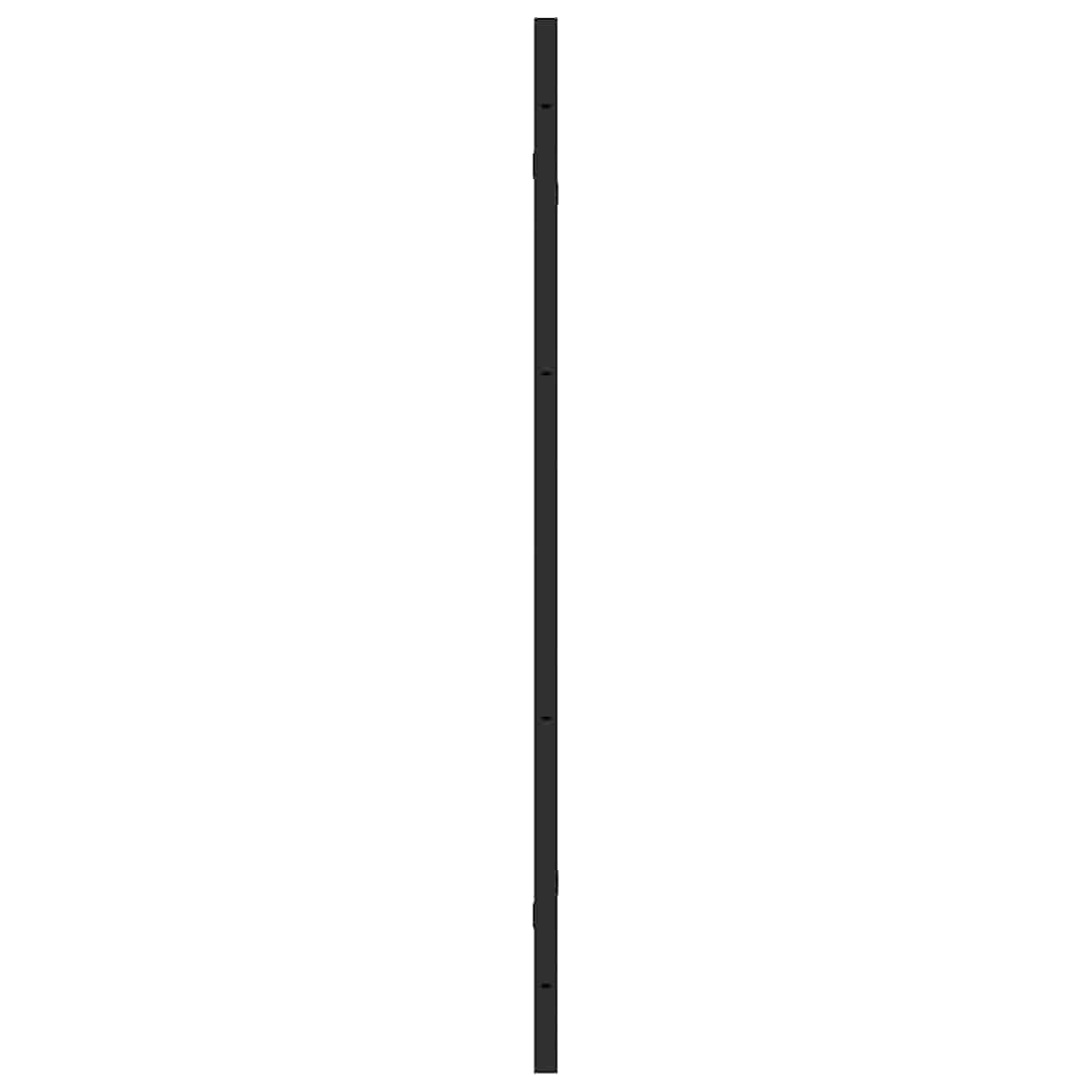 Douche Omhulsel Zwart 130 x 138 cm ESG-glas en aluminium