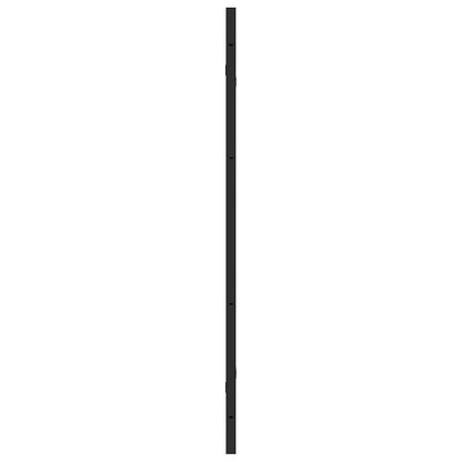 Douche Omhulsel Zwart 130 x 138 cm ESG-glas en aluminium
