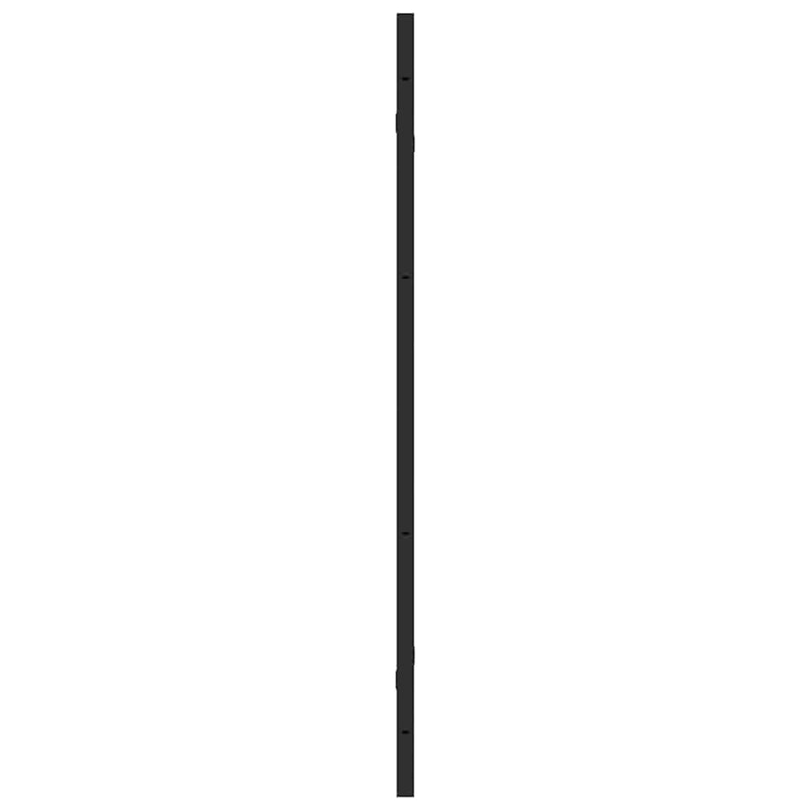 Douche Omhulsel Zwart 130 x 138 cm ESG-glas en aluminium