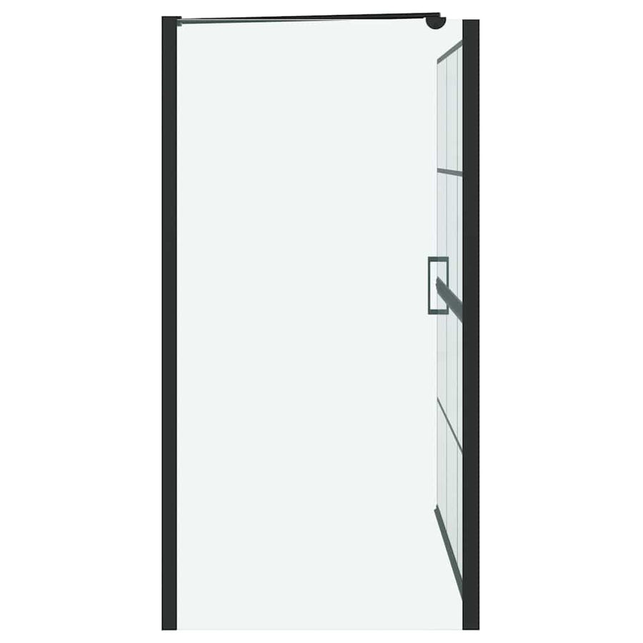 Bad Douche Scherm Zwart en transparant 116 x 67 x 129.5 cm