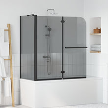 Bi-Vouw Douche Omheining Donker Transparant 120 x 67 x 129 cm