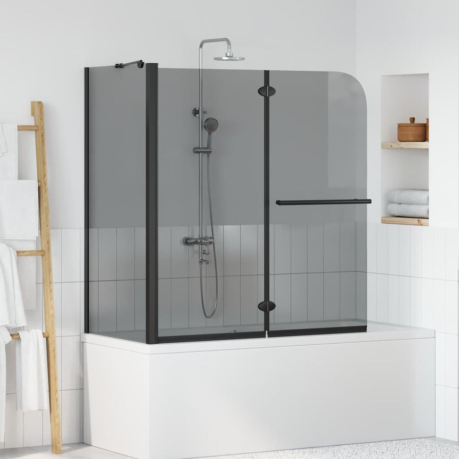 Bi-Vouw Douche Omheining Donker Transparant 120 x 67 x 129 cm