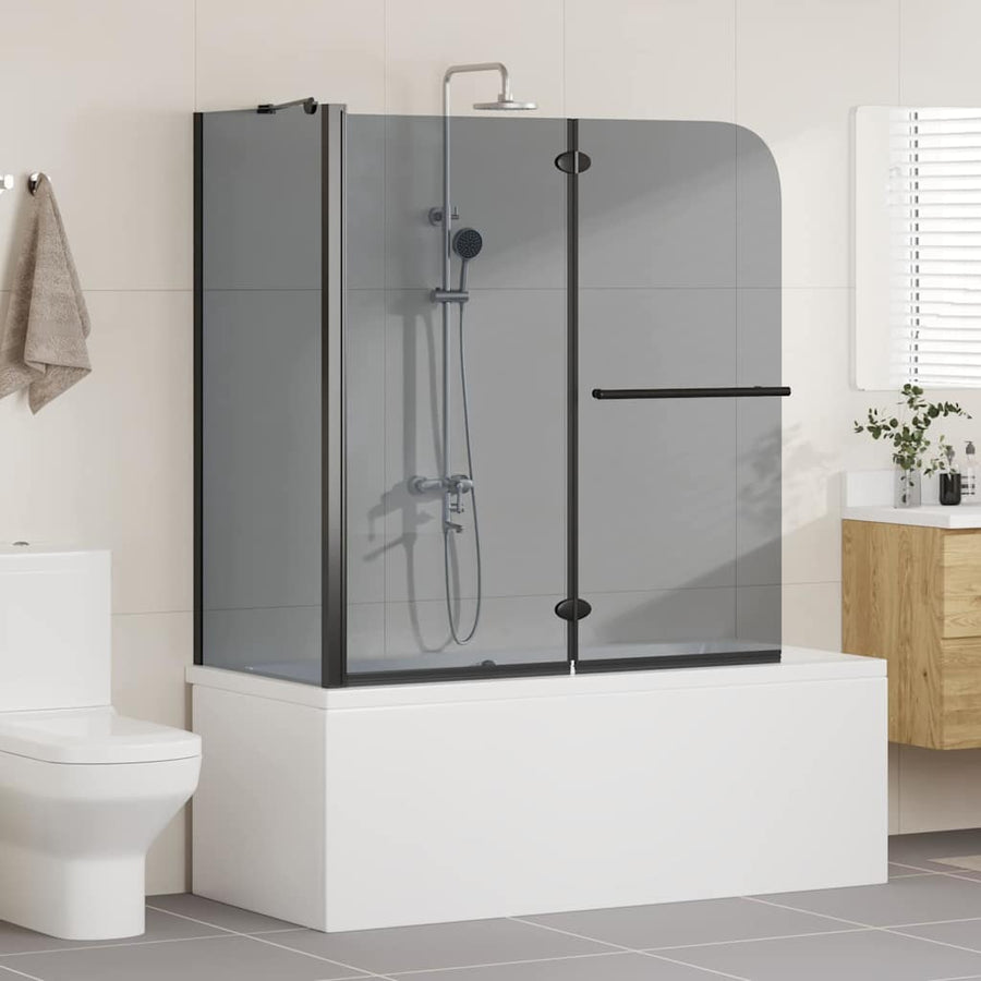 Bi-Vouw Douche Omheining Donker Transparant 120 x 67 x 129 cm