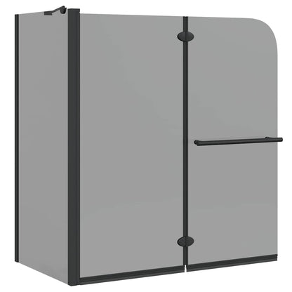 Bi-Vouw Douche Omheining Donker Transparant 120 x 67 x 129 cm
