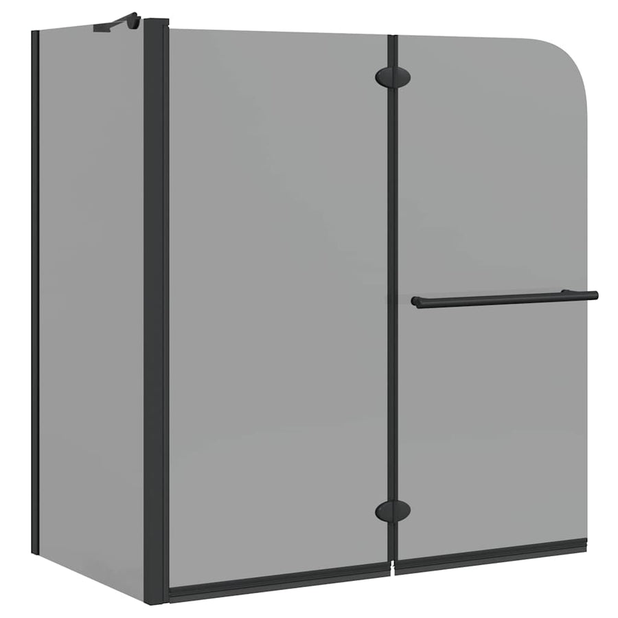 Bi-Vouw Douche Omheining Donker Transparant 120 x 67 x 129 cm