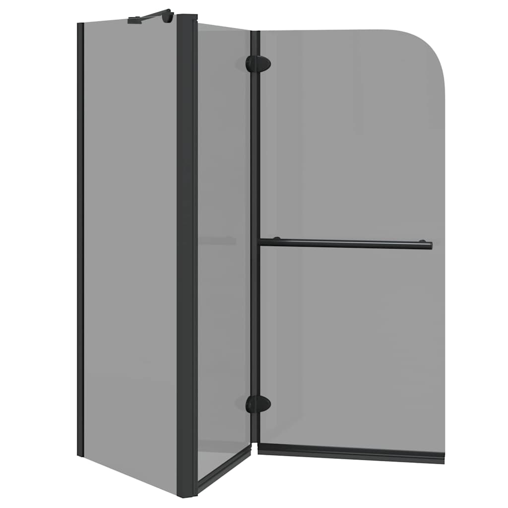 Bi-Vouw Douche Omheining Donker Transparant 120 x 67 x 129 cm