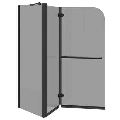 Bi-Vouw Douche Omheining Donker Transparant 120 x 67 x 129 cm