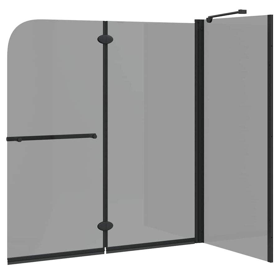 Bi-Vouw Douche Omheining Donker Transparant 120 x 67 x 129 cm