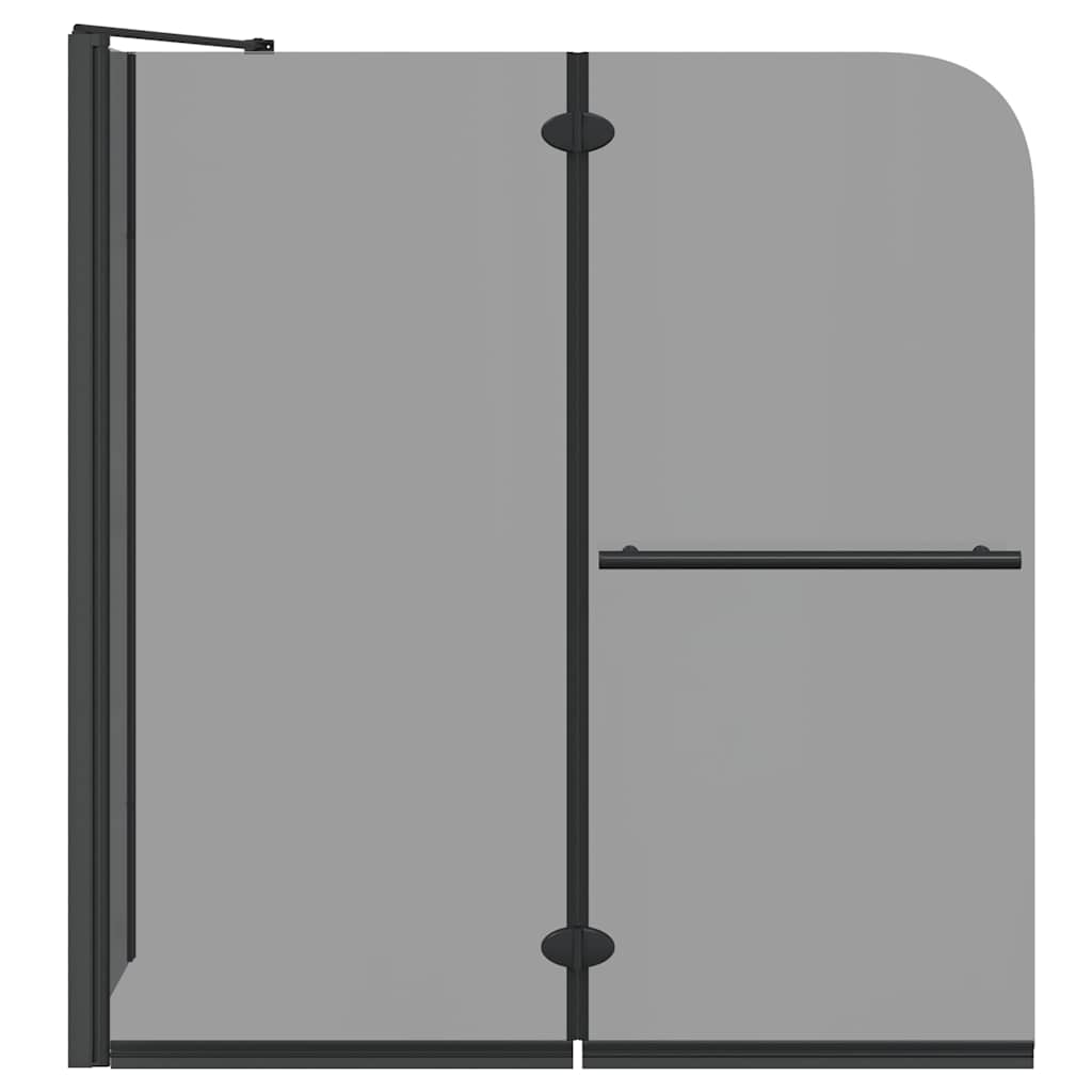Bi-Vouw Douche Omheining Donker Transparant 120 x 67 x 129 cm