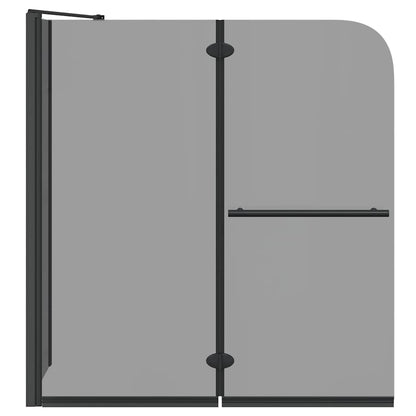 Bi-Vouw Douche Omheining Donker Transparant 120 x 67 x 129 cm