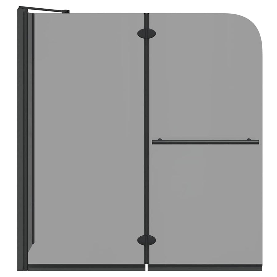 Bi-Vouw Douche Omheining Donker Transparant 120 x 67 x 129 cm