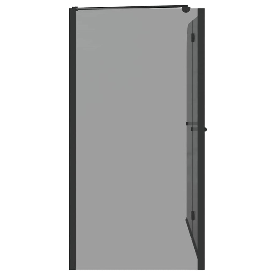 Bi-Vouw Douche Omheining Donker Transparant 120 x 67 x 129 cm