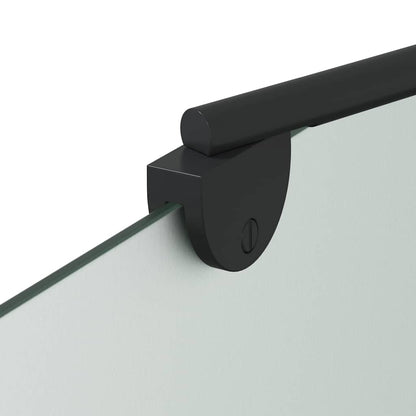 Douche Omhulsel Zwart 120 x 68 x 130 cm ESG-glas en aluminium