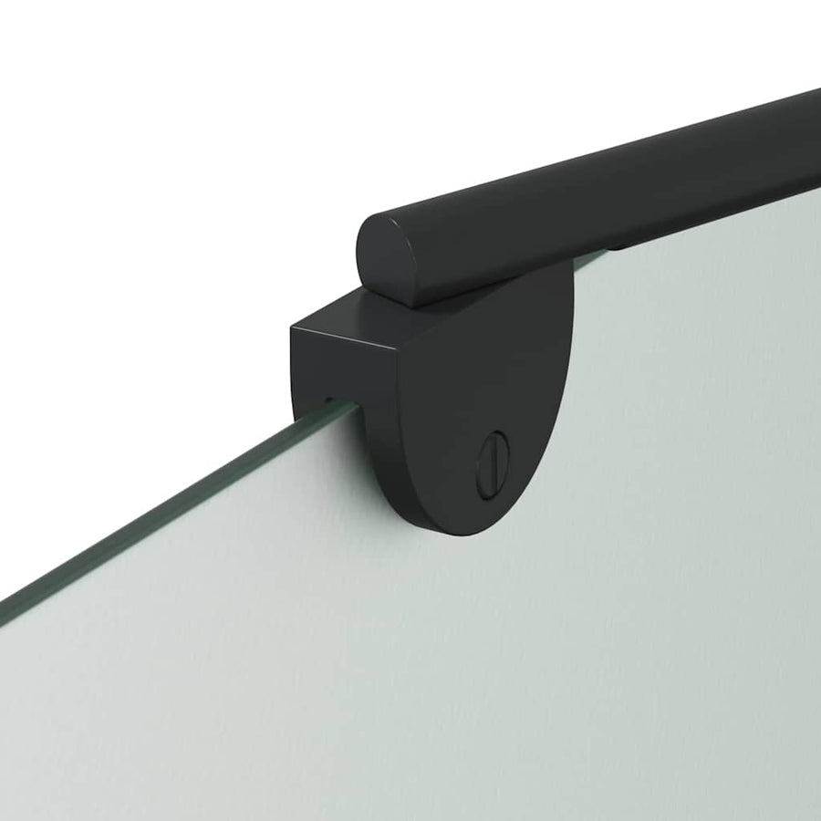 Douche Omhulsel Zwart 120 x 68 x 130 cm ESG-glas en aluminium