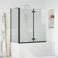 Douche Omhulsel Zwart 120 x 68 x 130 cm ESG-glas en aluminium