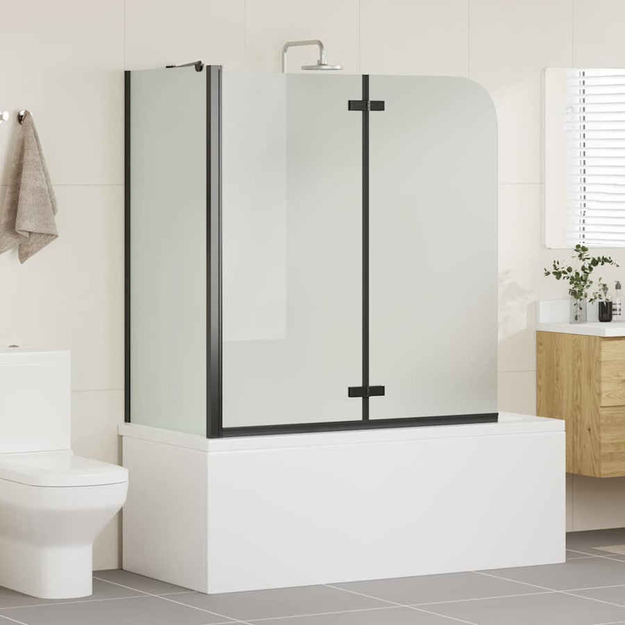 Douche Omhulsel Zwart 120 x 68 x 130 cm ESG-glas en aluminium