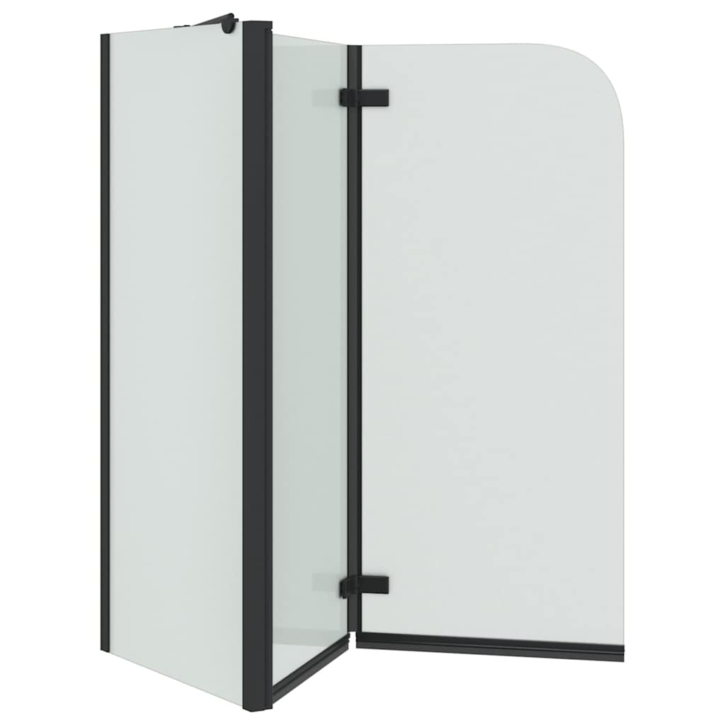 Douche Omhulsel Zwart 120 x 68 x 130 cm ESG-glas en aluminium