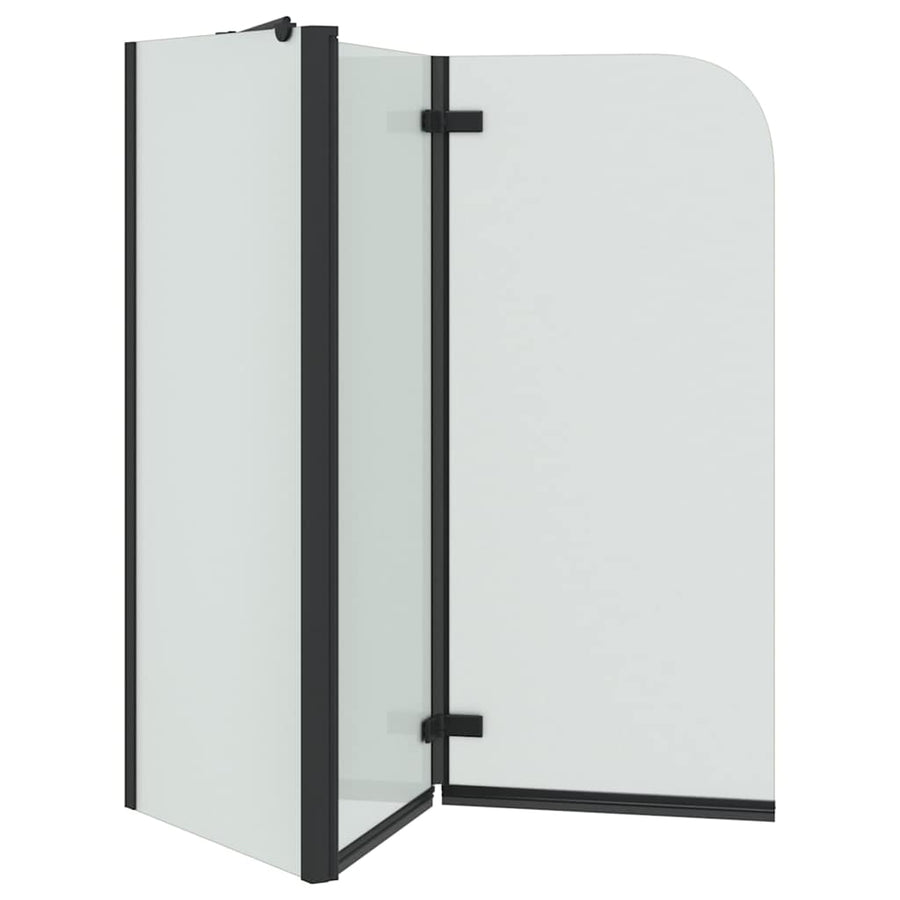 Douche Omhulsel Zwart 120 x 68 x 130 cm ESG-glas en aluminium