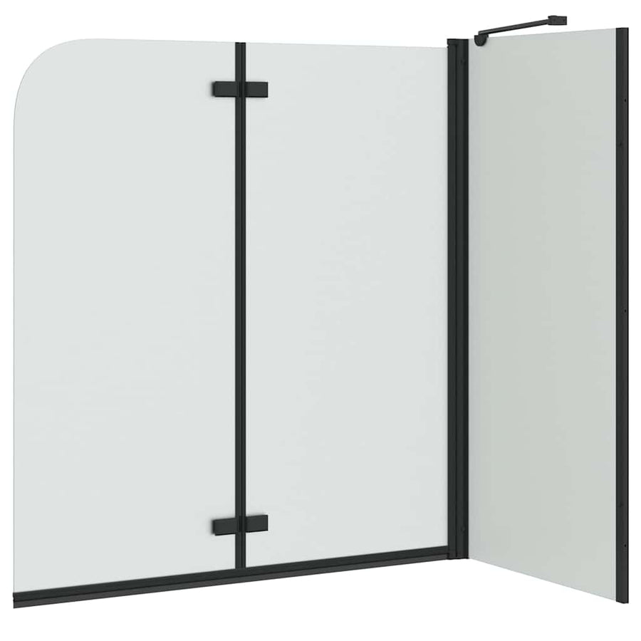 Douche Omhulsel Zwart 120 x 68 x 130 cm ESG-glas en aluminium