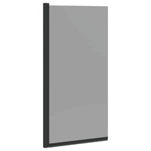 Bad Douchescreen Zwart 68 x 130 cm Gehard glas