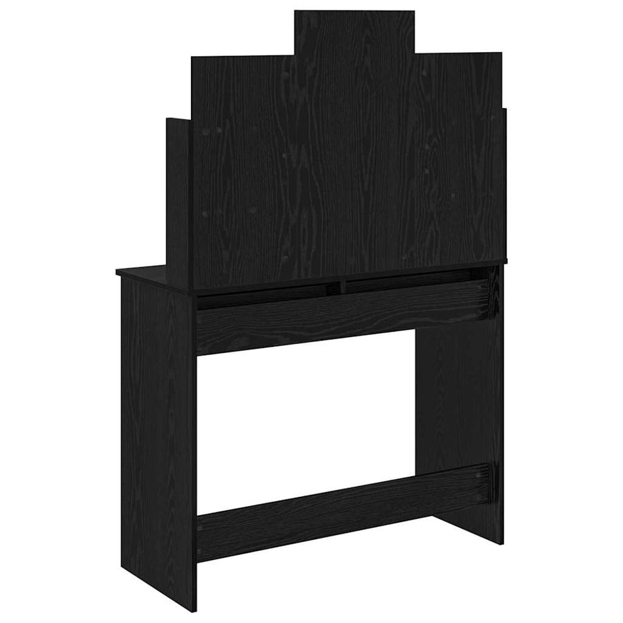 Plafondtafel met lade Zwart Eiken 96 x 39 x 142 cm Bewerkt hout