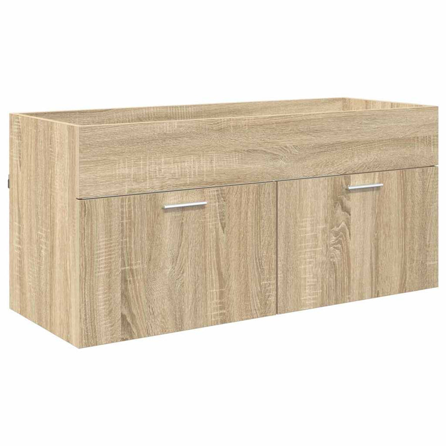 Wastafelkast Sonoma Eiken 38,5 x 100 x 46 cm Bewerkt hout