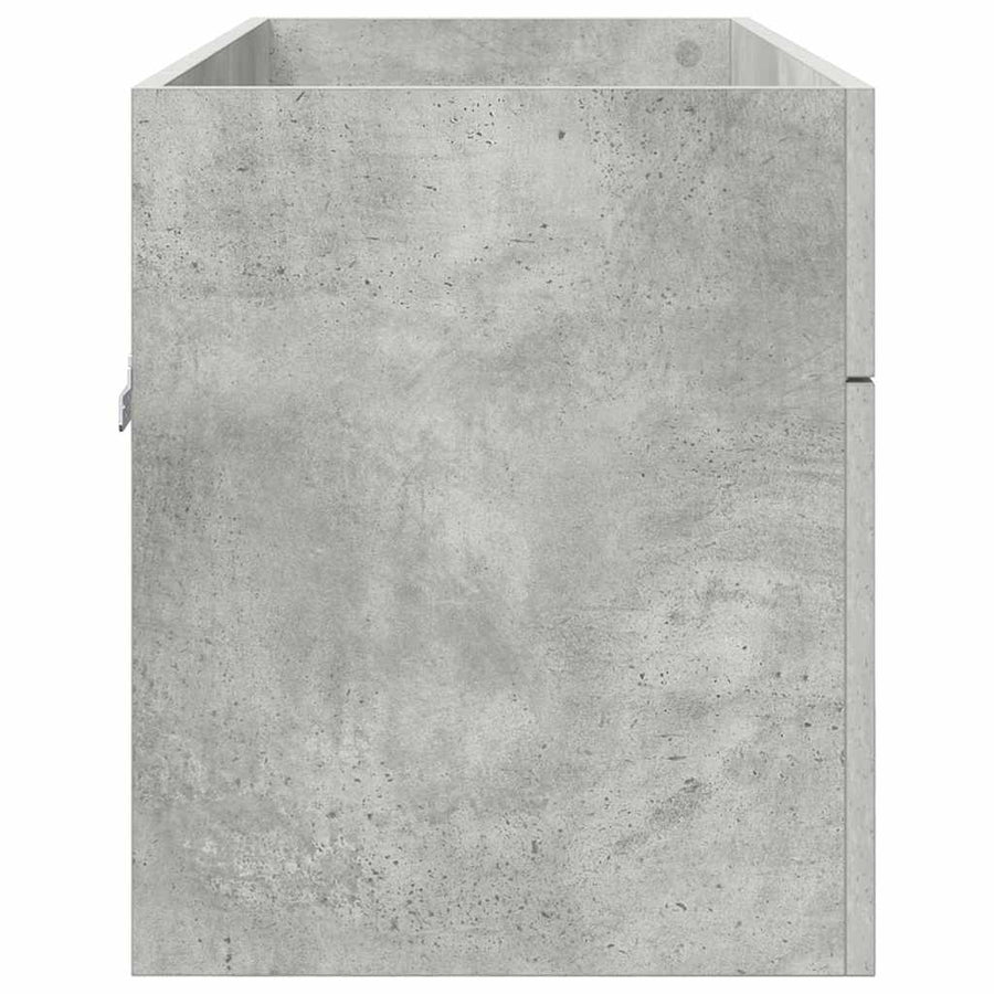 Wastafelkast Beton Grijs 38,5 x 100 x 46 cm Bewerkt hout