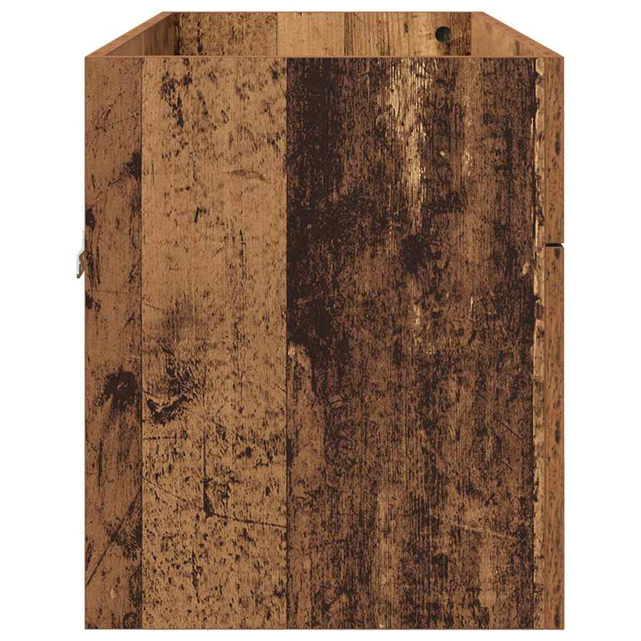 Wastafelkast Oud Hout 38,5 x 100 x 46 cm Bewerkt hout