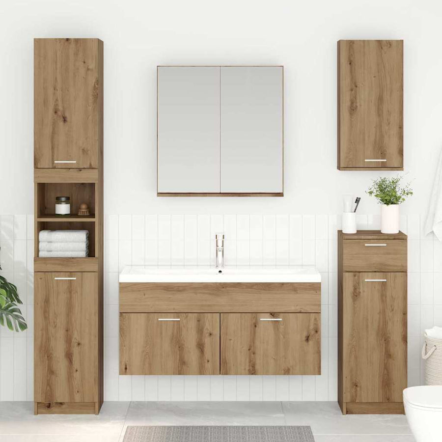Wastafelkast Artisan Eiken 38,5 x 100 x 46 cm Bewerkt hout