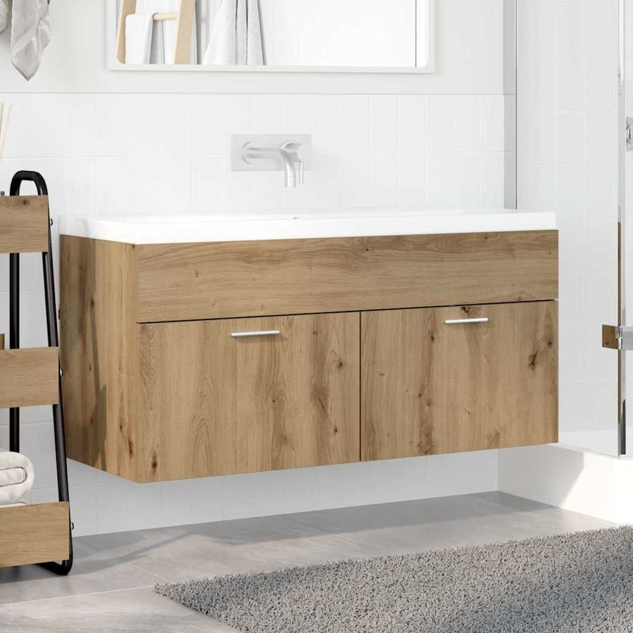 Wastafelkast Artisan Eiken 38,5 x 100 x 46 cm Bewerkt hout
