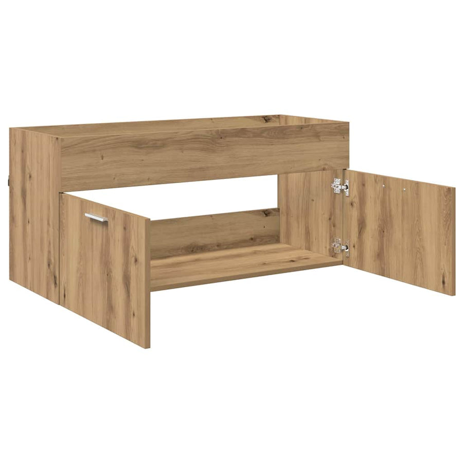 Wastafelkast Artisan Eiken 38,5 x 100 x 46 cm Bewerkt hout