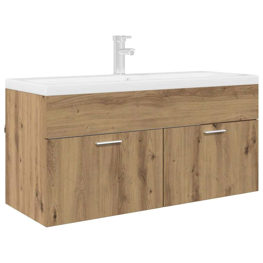Wastafelkast Artisan Eiken 38,5 x 100 x 46 cm Bewerkt hout
