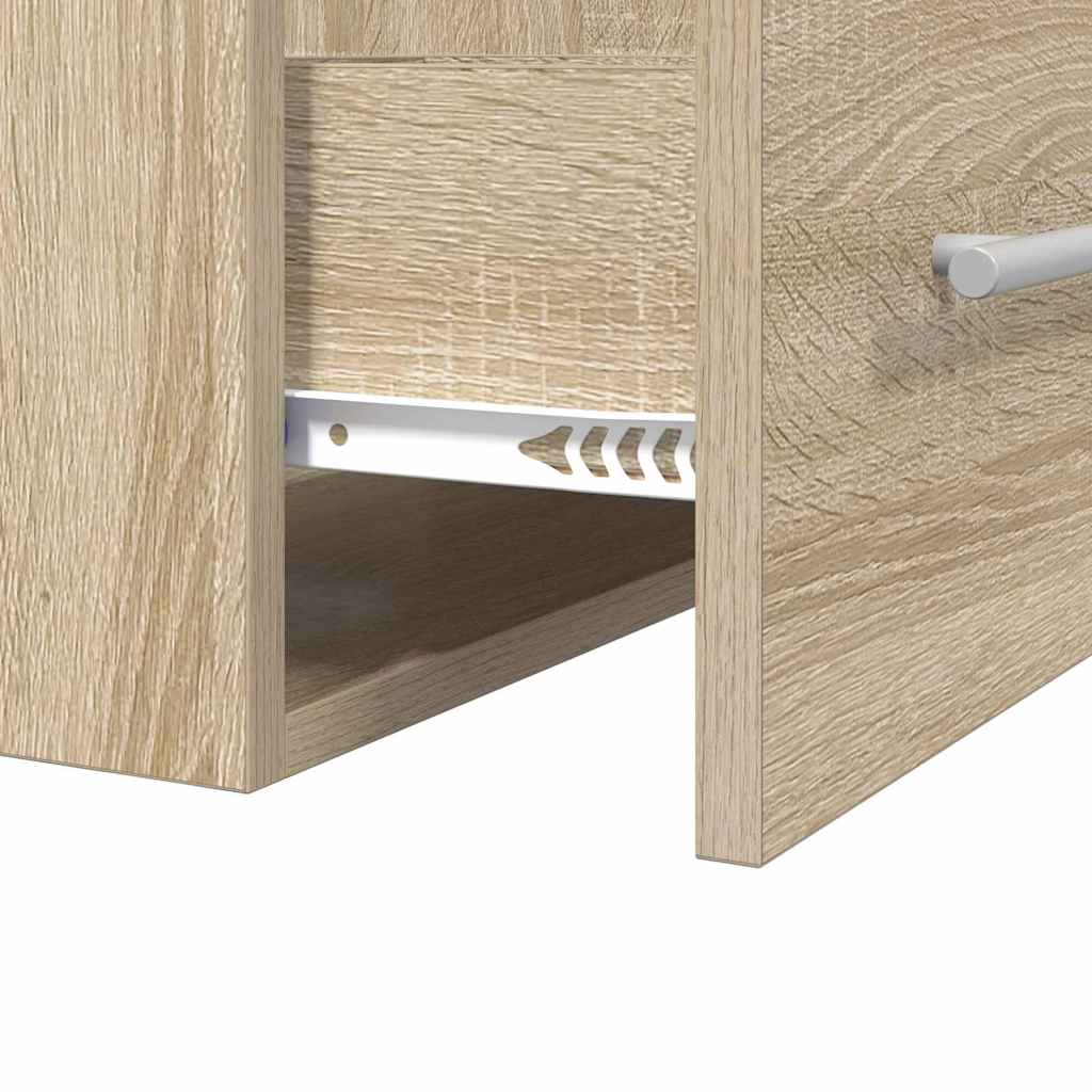 Wastafelkast Sonoma Eiken 38,5 x 41 x 48 cm Bewerkt hout