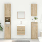 Wastafelkast Sonoma eiken 38,5x41x48 cm bewerkt hout