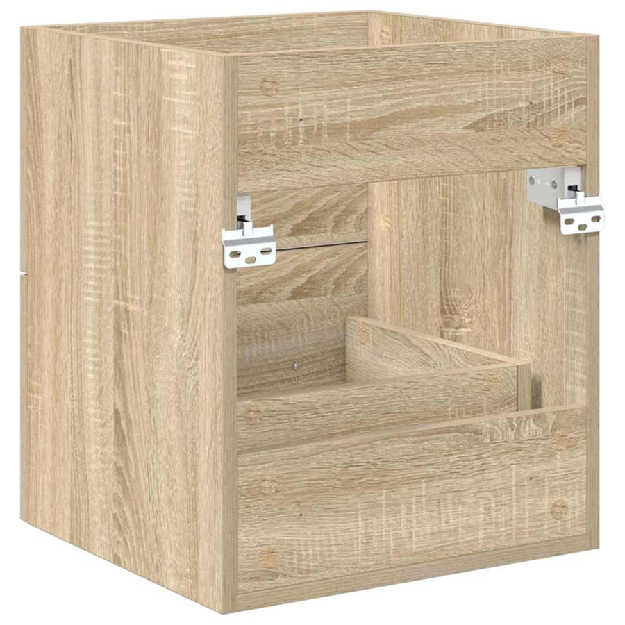 Wastafelkast Sonoma Eiken 38,5 x 41 x 48 cm Bewerkt hout