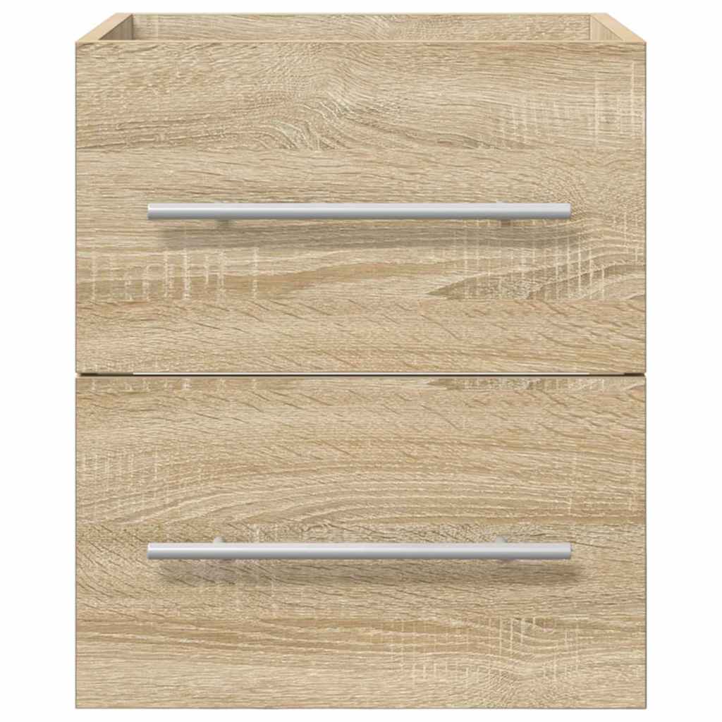 Wastafelkast Sonoma Eiken 38,5 x 41 x 48 cm Bewerkt hout