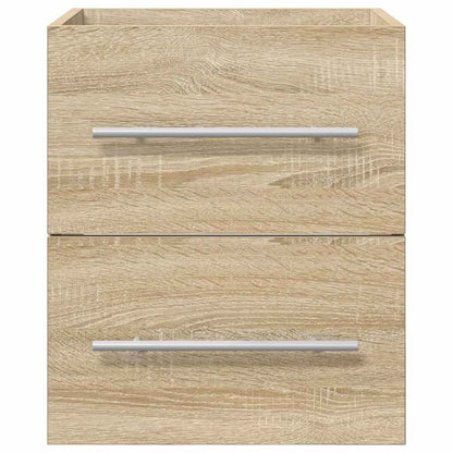 Wastafelkast Sonoma Eiken 38,5 x 41 x 48 cm Bewerkt hout
