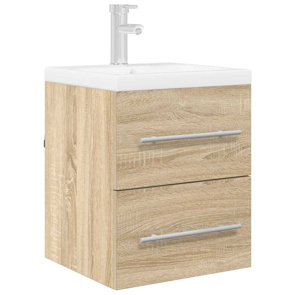 Wastafelkast Sonoma Eiken 38,5 x 41 x 48 cm Bewerkt hout