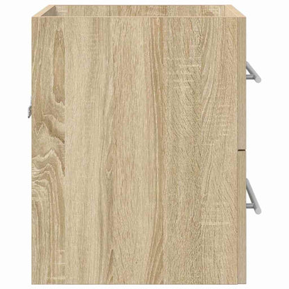 Wastafelkast Sonoma Eiken 38,5 x 41 x 48 cm Bewerkt hout