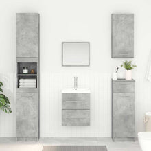 Wastafelkast Beton Grijs 38,5 x 41 x 48 cm Bewerkt hout