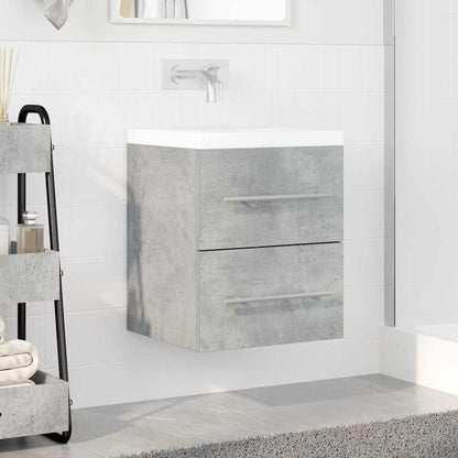 Wastafelkast Beton Grijs 38,5 x 41 x 48 cm Bewerkt hout