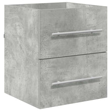 Wastafelkast Beton Grijs 38,5 x 41 x 48 cm Bewerkt hout