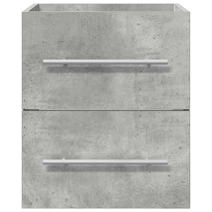 Wastafelkast Beton Grijs 38,5 x 41 x 48 cm Bewerkt hout