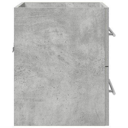 Wastafelkast Beton Grijs 38,5 x 41 x 48 cm Bewerkt hout