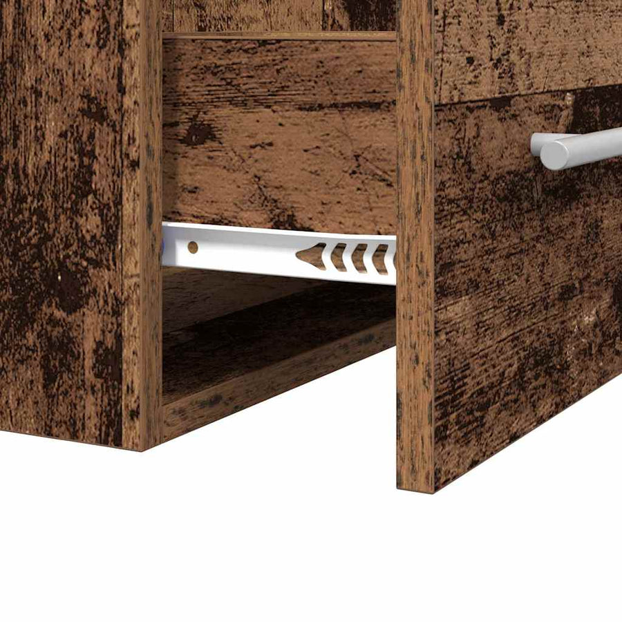 Wastafelkast met lade Oud Hout 38,5 x 41 x 48 cm Bewerkt hout